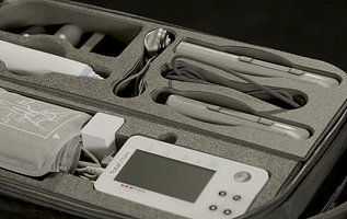 Case study transportable exam backpack in field healthcare