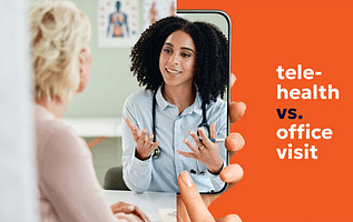 Telehealth in office visits which is more cost effective